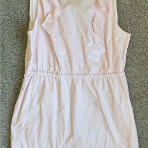 J. Crew Pink Sleeveless Ruffle shift Dress ladies 18